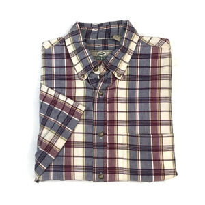 BF8 Vintage Redhead Outdoor Button Shirt M